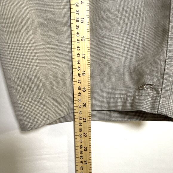 O'neill Plaid Shorts Chinos Casual Flat Front Knaki Tan Mens Size 30 - Picture 6 of 8
